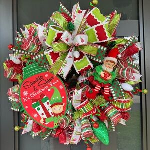 Elf Christmas Wreath